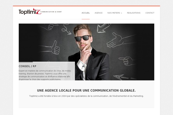 Line theme site design template sample