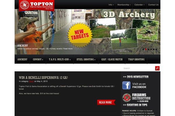 Tank theme site design template sample
