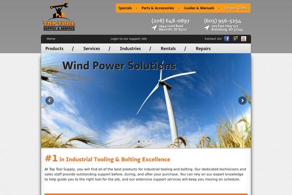 TTS theme site design template sample