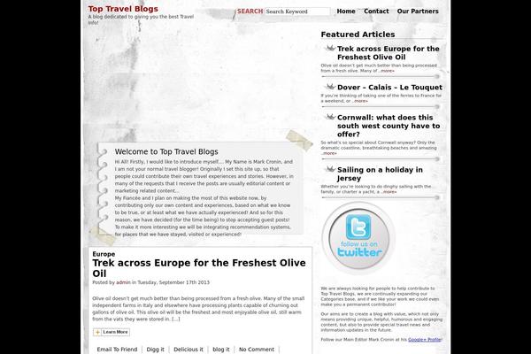 toptravelblogs.co.uk site used Travelgrunge