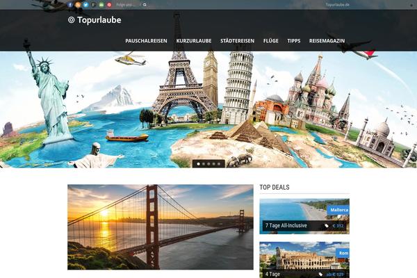 Tour Package v.2.1 theme site design template sample