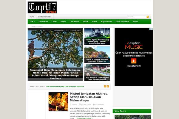 Resizable theme site design template sample