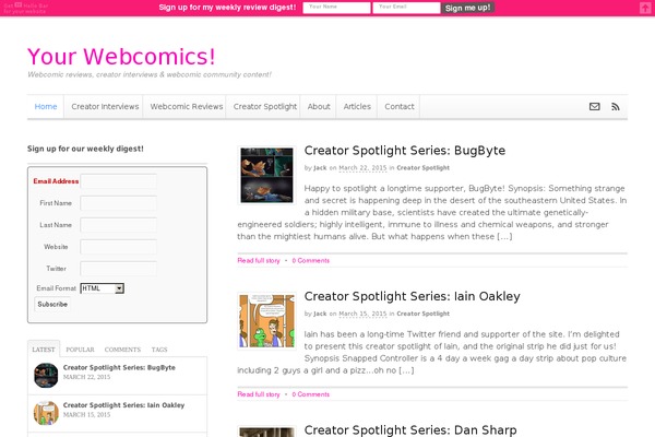 Canvas_new theme site design template sample