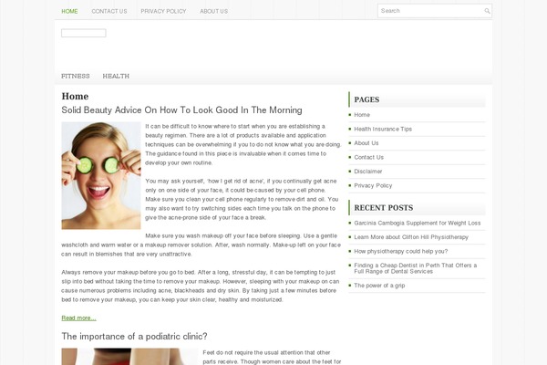 Financedaily theme site design template sample