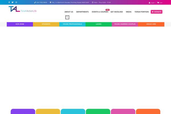 Total theme site design template sample