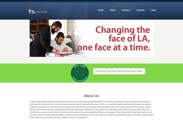 Karma Child theme site design template sample