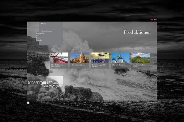 Broadside theme site design template sample