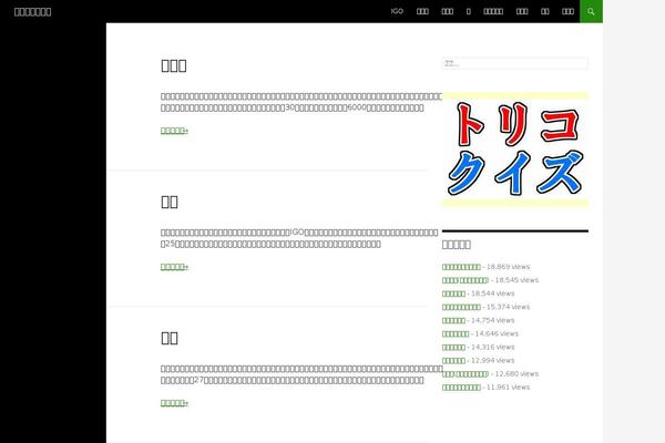 Twentyfourteen Child theme site design template sample
