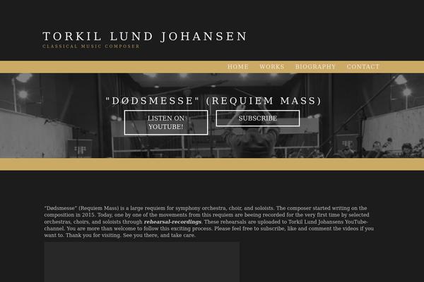 Relia theme site design template sample