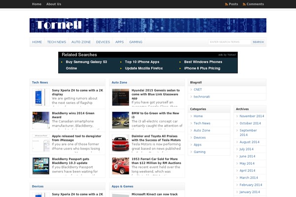 WP-Clear theme site design template sample