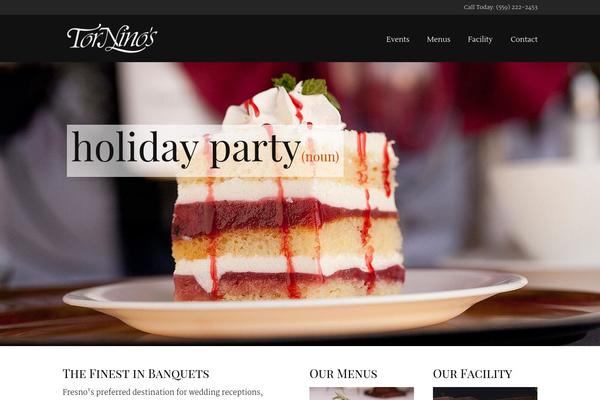 Nosh theme site design template sample