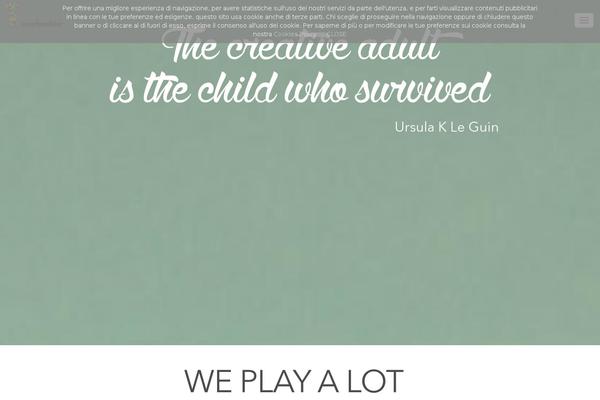 Bambino theme site design template sample