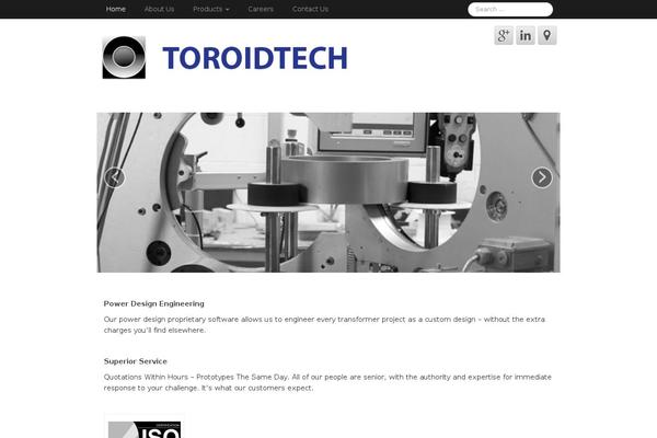 Neuro theme site design template sample