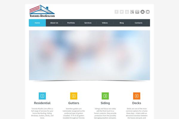 Increase theme site design template sample