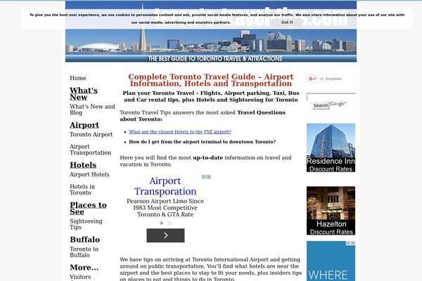 toronto-travel-tips.com site used Minimum