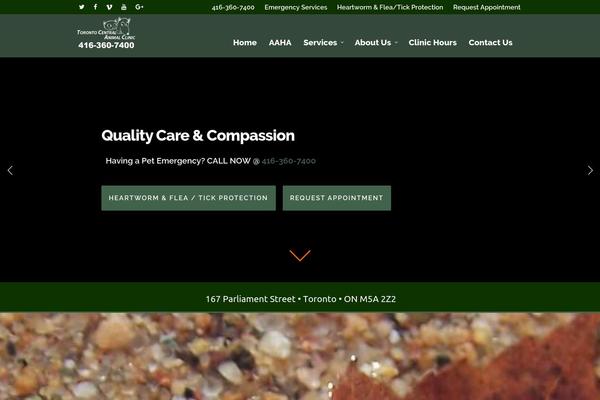Salient theme site design template sample