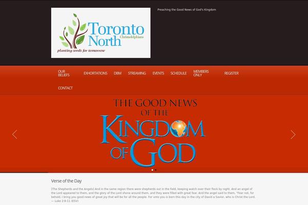 Churchope theme site design template sample