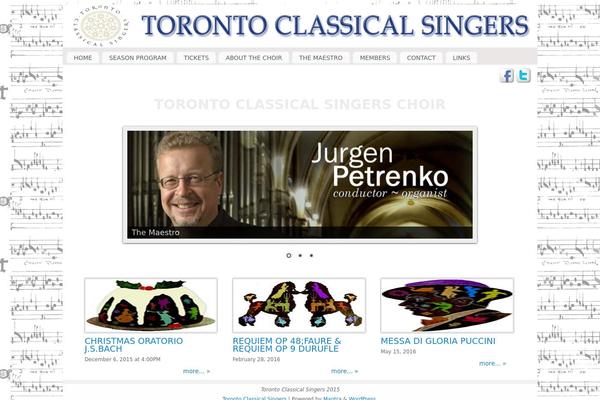 Mantra theme site design template sample