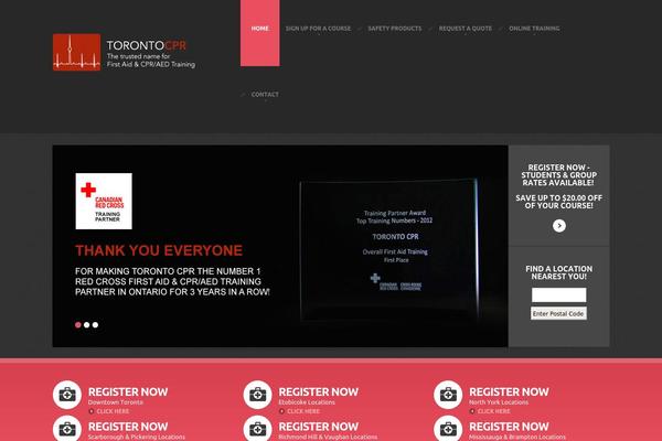 Cherry Framework theme site design template sample