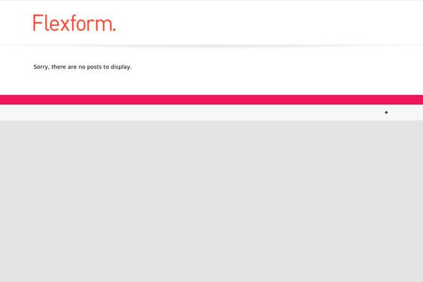 Flexform theme site design template sample