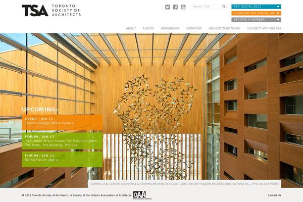 torontosocietyofarchitects.ca site used Tsa2015