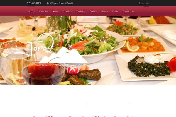 Delizioso theme site design template sample