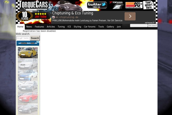 torquecars.com site used T21