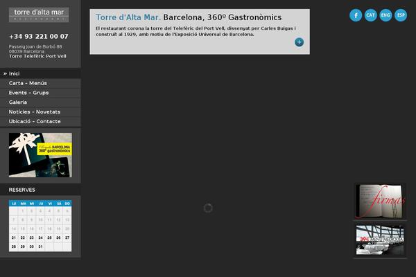 Ristorante theme site design template sample