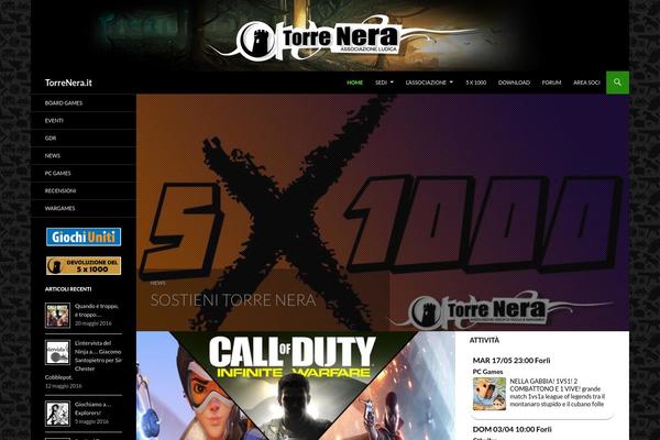 Twentyfourteen Child theme site design template sample