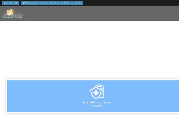 Dental theme site design template sample