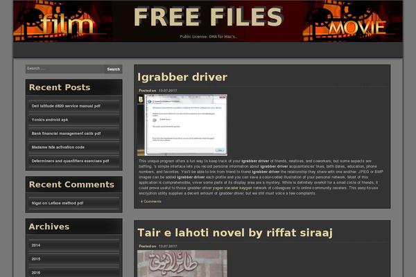 Drento theme site design template sample
