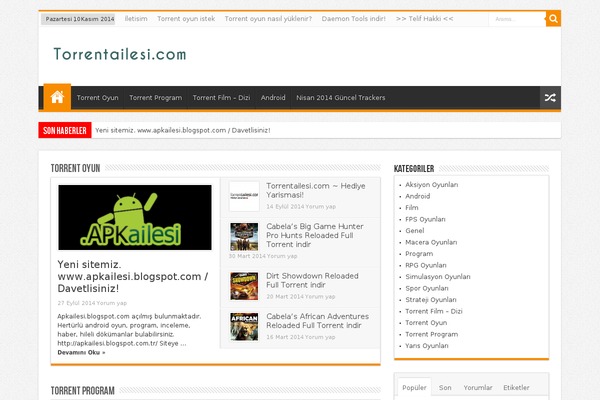 Sahifa theme site design template sample