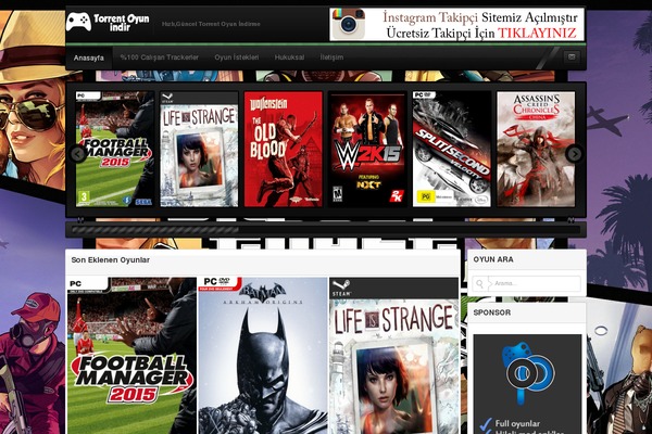 torrentoyun theme websites examples