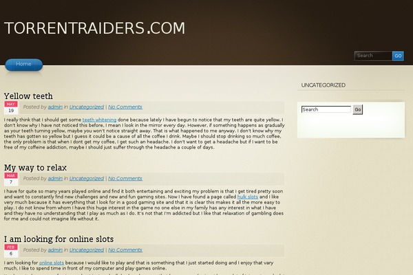 Arclite theme site design template sample