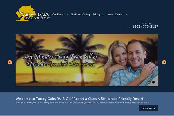 Resort theme site design template sample
