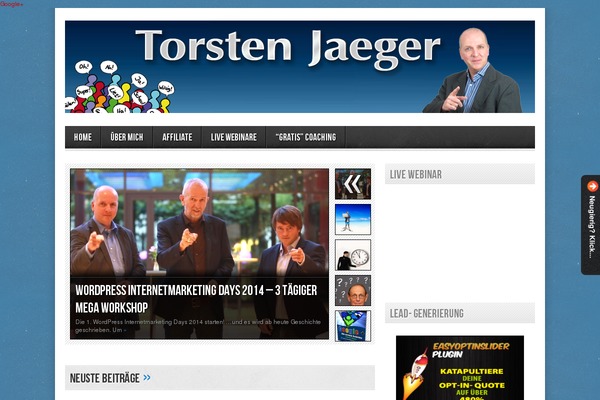 Site using Easyoptinslider plugin