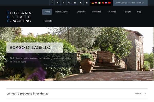 WP Pro Real Estate 6 theme site design template sample