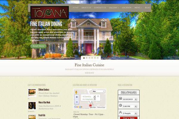 toscanaridgefield.com site used MyCuisine