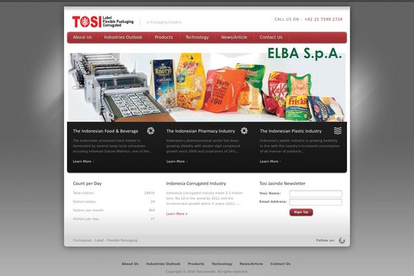 Debonair theme site design template sample
