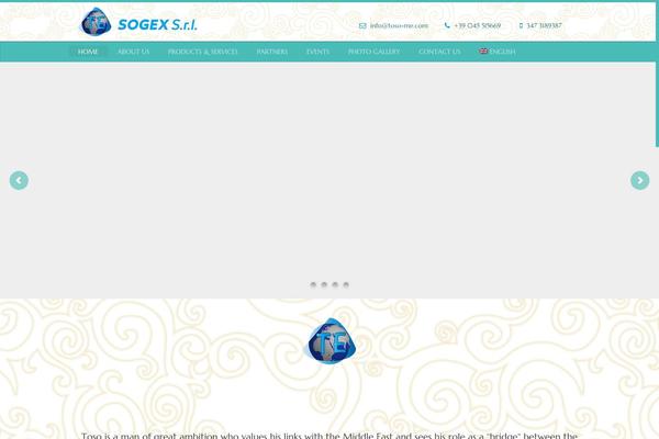 Official theme site design template sample