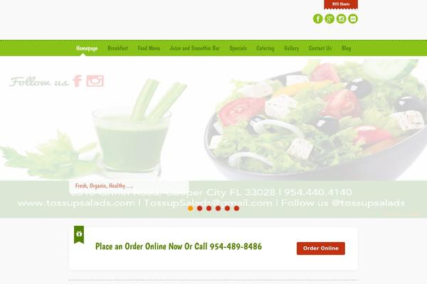 Dine & Drink theme site design template sample