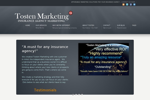 Site using Divi-mobile plugin
