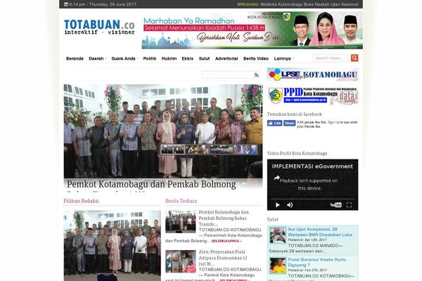Site using Jnews-social-share plugin