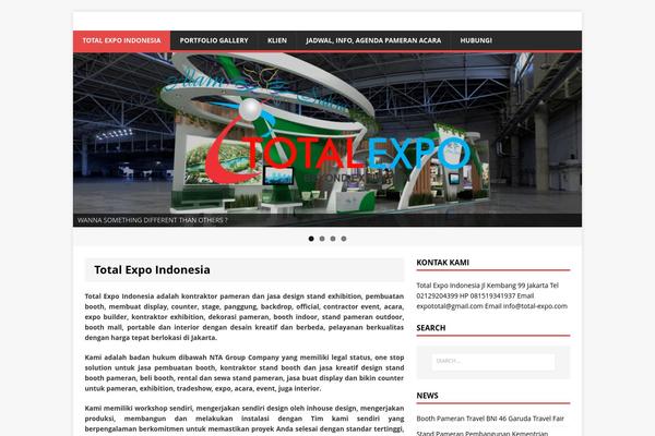 MH Magazine lite theme site design template sample