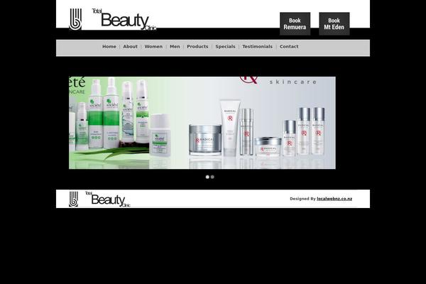 SPA Treats theme site design template sample