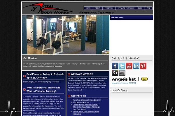 totalbodyworkspersonaltraining.com site used Iteam