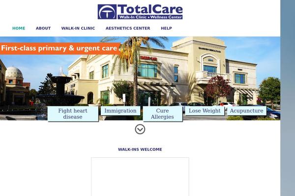 Medical theme site design template sample