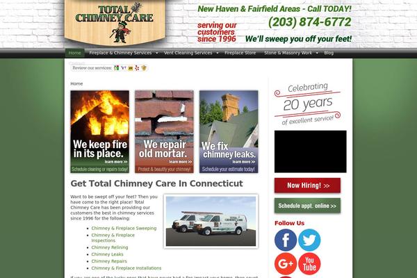 Total theme site design template sample