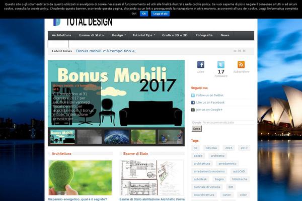Vienna theme site design template sample