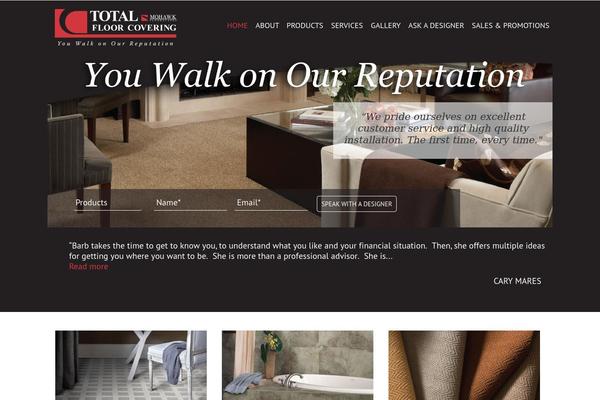 ForeverWood theme site design template sample